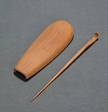 Bamboo Cha He with a Stick