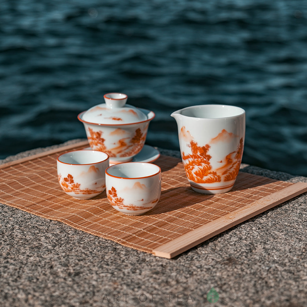 Suburb Porcelain Gaiwan, 180 ml