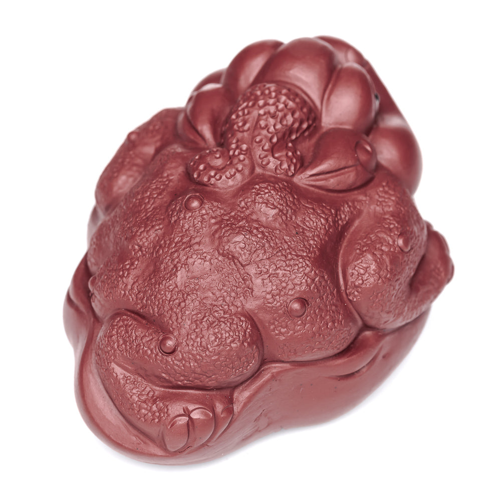 Tea Pet Three-Legged Toad, 7 cm