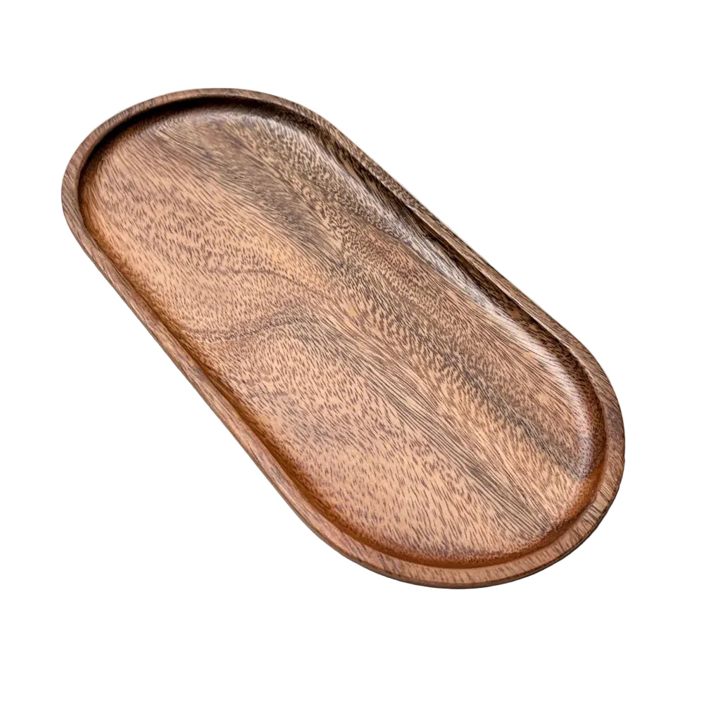 Walnut tea tray, 30*14 oval