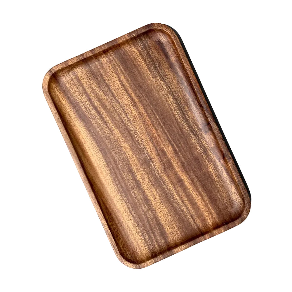 Walnut tea tray, 30*20 square