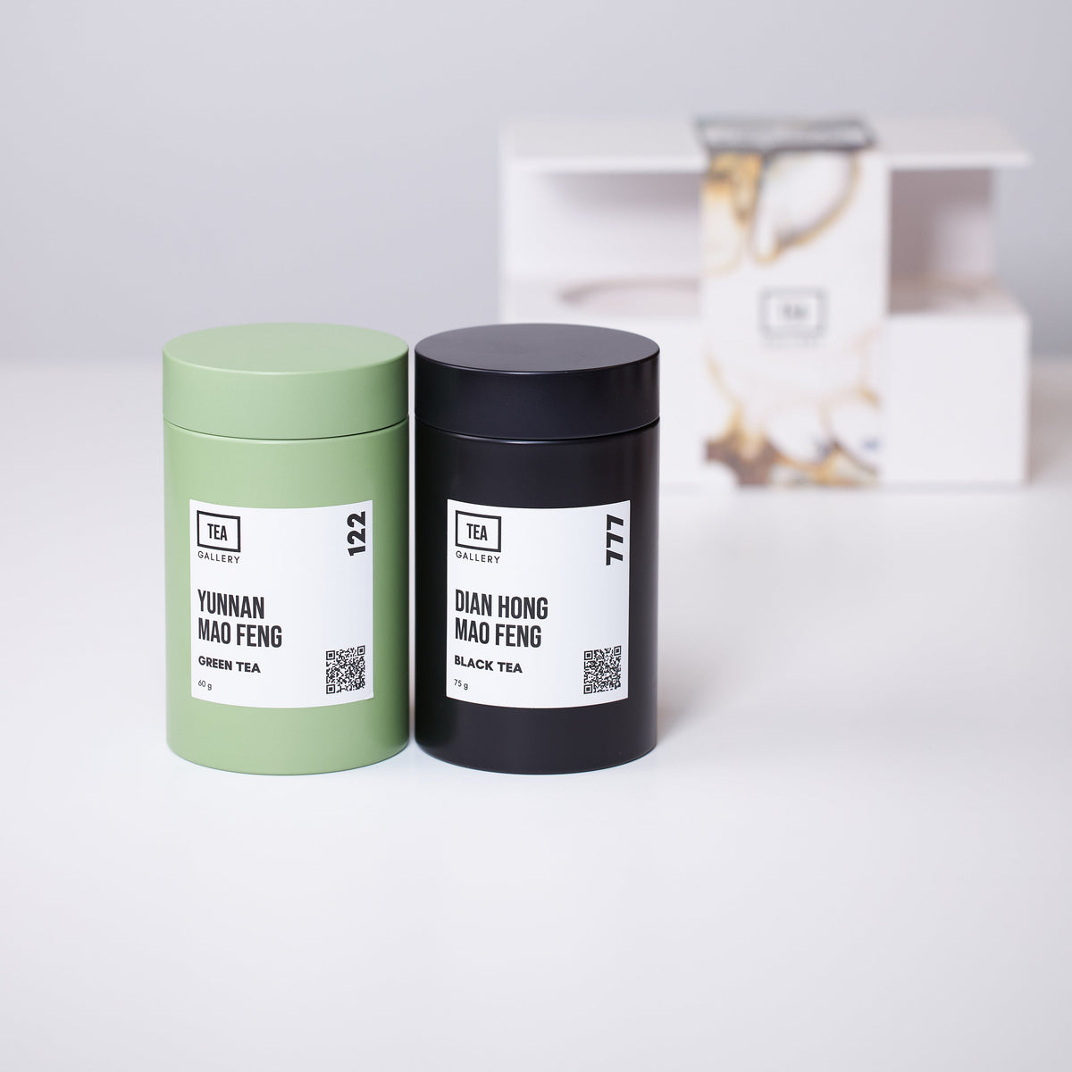 Black and Green Tea Set, 60+75 g (tin)
