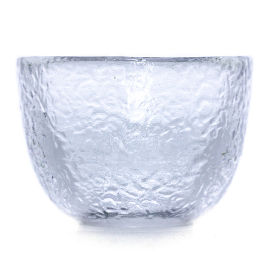 Hammered Glass Tea Cup, round shape, 60 ml