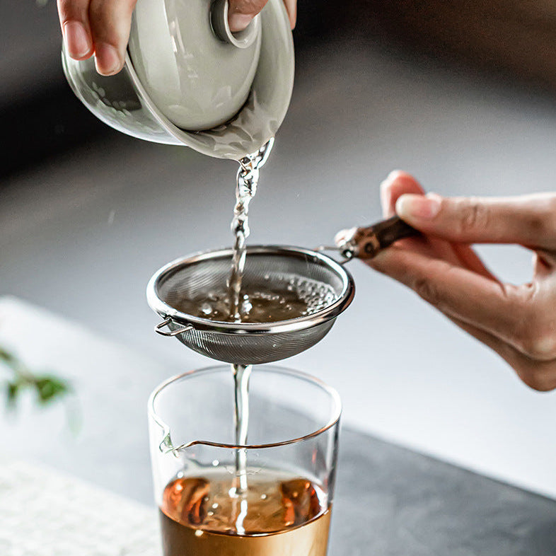 Bamboo Handle Strainer