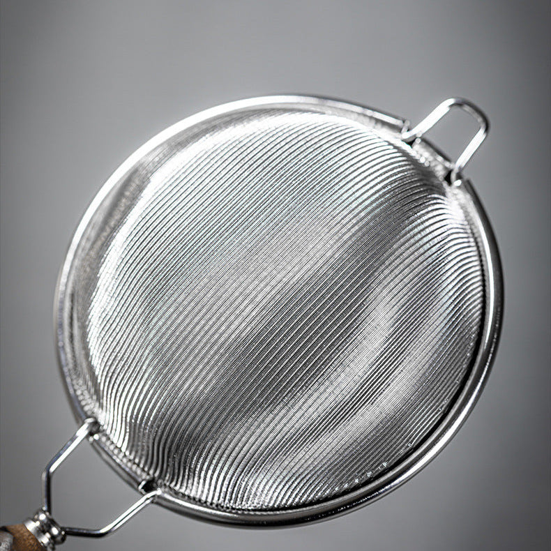 Bamboo Handle Strainer