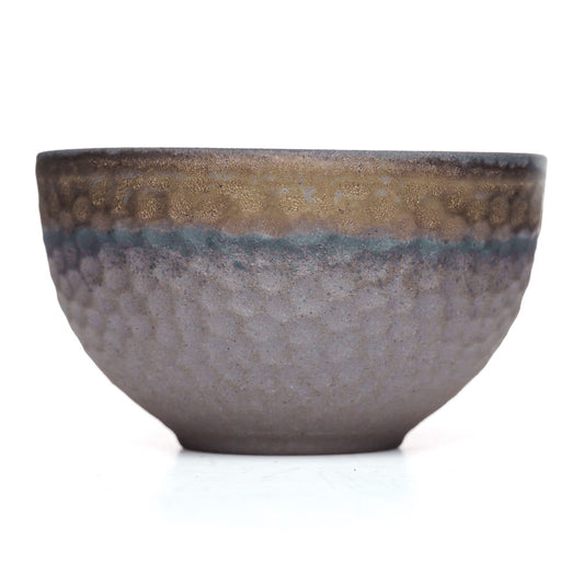 Bronze Honeycombs Ceramic Tea Cup, 90 ml