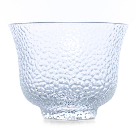 Relief Glass Tea Cup, 75 ml