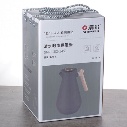 Thermos Shimizu with glass flask, blue 1450 ml