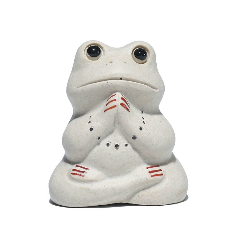 White Frog Tea Pet, 5,5 cm