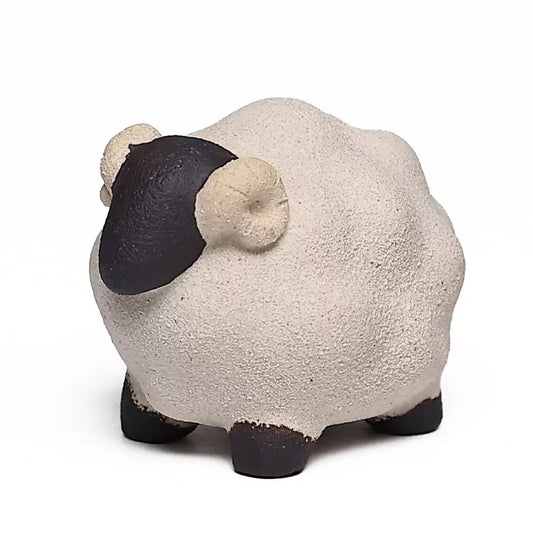 White Sheep Tea Pet, 6 cm